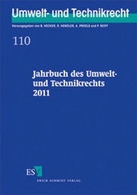 Abbildung von: Jahrbuch des Umwelt- und Technikrechts 2011 - Erich Schmidt Verlag