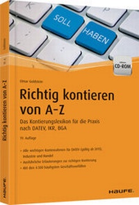 Abbildung von: Richtig Kontieren von A-Z - Haufe-Lexware