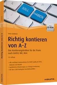 Abbildung von: Richtig Kontieren von A-Z - Haufe-Lexware