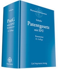 Abbildung von: Patentgesetz mit Europäischem Patentübereinkommen - Carl Heymanns Verlag