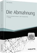 Cover: Die Abmahnung - mit Arbeitshilfen online - Haufe-Lexware