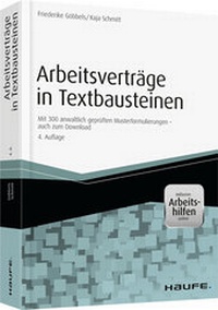 Abbildung von: Arbeitsverträge in Textbausteinen  - Haufe-Lexware