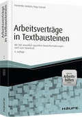 Cover: Arbeitsvertr&auml;ge in Textbausteinen  - Haufe-Lexware