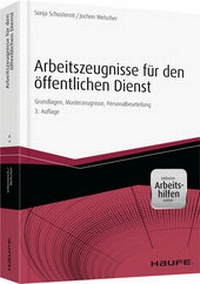 Abbildung von: Arbeitszeugnisse für den öffentlichen Dienst  - Haufe-Lexware