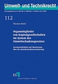 Bild: Organmitglieder von Kapitalgesellschaften im System des Umweltschadensgesetzes - Erich Schmidt Verlag