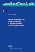 Cover: Naturschutzrechtliche Eingriffsregelung in bergrechtlichen Zulassungsverfahren - Erich Schmidt Verlag