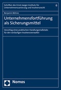 Abbildung von: Unternehmensfortführung als Sicherungsmittel - Nomos