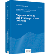 Abbildung von: Abgabenordnung und Finanzgerichtsordnung - Schäffer-Poeschel
