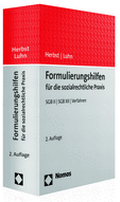 Cover: Formulierungshilfen f&uuml;r die sozialrechtliche Praxis - Nomos