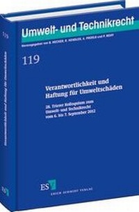 Bild: Verantwortlichkeit und Haftung für Umweltschäden - Erich Schmidt Verlag