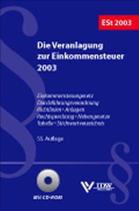Bild vergrößern Bild: Veranlagungshandbuch Einkommensteuer 2003 - IDW