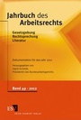 Bild: Jahrbuch des Arbeitsrechts 49 - Erich Schmidt Verlag