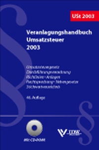 Bild vergrößern Bild: Veranlagungshandbuch Umsatzsteuer 2003 - IDW