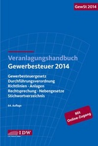 Abbildung von: Veranlagungshandbuch Gewerbesteuer 2014 - IDW