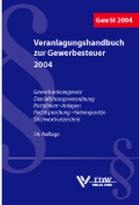 Bild vergrößern Bild: Veranlagungshandbuch Gewerbesteuer 2004 - IDW
