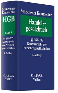 Abbildung von: Münchener Kommentar zum Handelsgesetzbuch: HGB Band 3: Zweites Buch Handelsgesellschaften und stille Gesellschaft - C.H.BECK