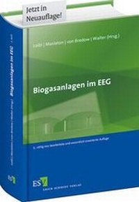Abbildung von: Biogasanlagen im EEG - Erich Schmidt Verlag