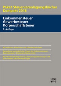 Bild vergrößern Bild: Paket Steuerveranlagungsbücher Kompakt 2016 - HDS