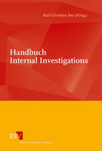 Abbildung von: Handbuch Internal Investigations - Erich Schmidt Verlag