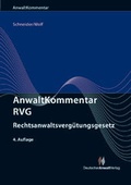 Cover: AnwaltKommentar RVG - Deutscher Anwaltverlag
