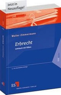 Enlarge image Cover: Erbrecht - Erich Schmidt Verlag