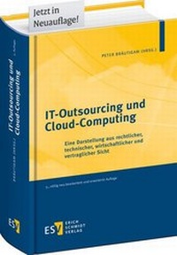 Abbildung von: IT-Outsourcing und Cloud-Computing - Erich Schmidt Verlag