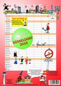 Cover: HANSEL Cartoons Familienkalender D&uuml;sseldorf 2015 - HANSEL Cartoons