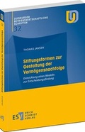 Cover: Stiftungsformen zur Gestaltung der Verm&ouml;gensnachfolge - Erich Schmidt Verlag