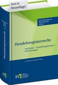 Enlarge image Cover: Handelsregisterrecht - Erich Schmidt Verlag