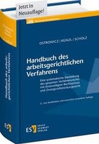Abbildung von: Handbuch des arbeitsgerichtlichen Verfahrens - Erich Schmidt Verlag