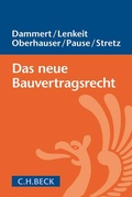 Cover: Das neue Bauvertragsrecht - C.H.BECK