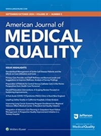 Abbildung von: American Journal of Medical Quality - Lippincott