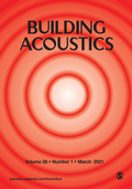 Cover: Building Acoustics - Sage Publishing