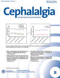Abbildung von: Cephalalgia - Sage Publishing