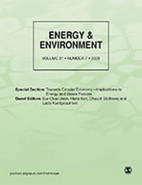 Abbildung von: Energy & Environment - Sage Publishing