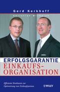 Cover: Erfolgsgarantie Einkaufsorganisation - Wiley-VCH
