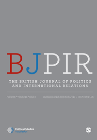 Abbildung von: The British Journal of Politics and International Relations - SAGE Publications Ltd