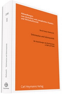 Abbildung von: Scheinsozius und Scheinsozietät - Carl Heymanns Verlag
