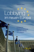 Cover: Lobbying im neuen Europa - Wiley-VCH