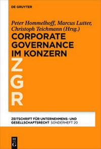 Abbildung von: Corporate Governance im grenzüberschreitenden Konzern - De Gruyter