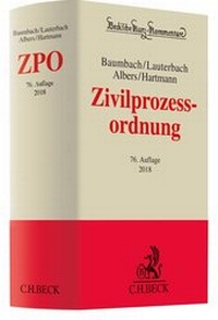 Abbildung von: Zivilprozessordnung: ZPO - C.H.BECK