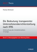 Cover: Die Bedeutung transparenter Unternehmensberichterstattung nach IFRS - Wiley-VCH