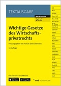Cover: Wichtige Gesetze des Wirtschaftsprivatrechts - NWB