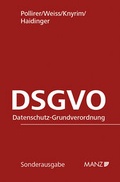 Cover: DSGVO - Manz