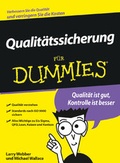Cover: Qualit&auml;tssicherung f&uuml;r Dummies - Wiley-VCH