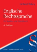 Cover: Englische Rechtssprache - C.H.BECK