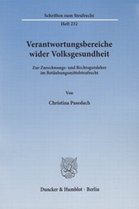 Abbildung von: Verantwortungsbereiche wider Volksgesundheit. - Duncker & Humblot
