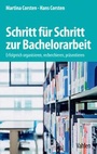 Cover: Schritt für Schritt zur Bachelorarbeit - Vahlen