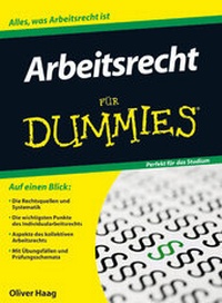 Abbildung von: Arbeitsrecht für Dummies - Wiley-VCH