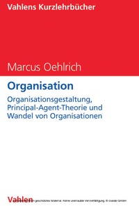 Abbildung von: Organisation - Vahlen